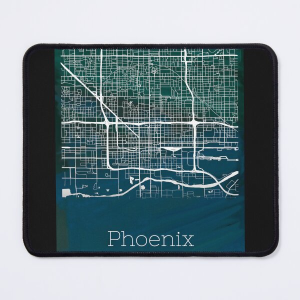 Item preview, Phoenix map Arizona designed and sold by erozzz.