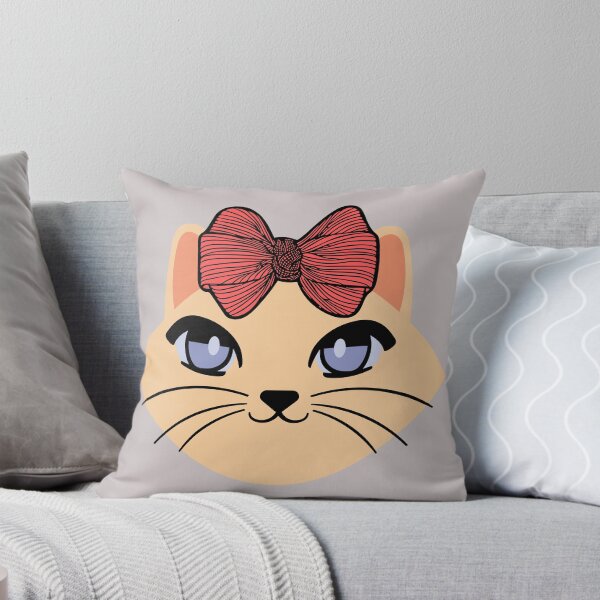 Aperçu de l'œuvre Visage de chat avec un arc pour aller se promener. créée et vendue par EMIPRINCESS.