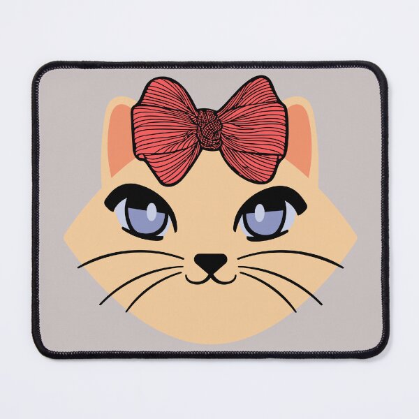 Item preview, Cat face with a bow to go for a walk. designed and sold by EMIPRINCESS.