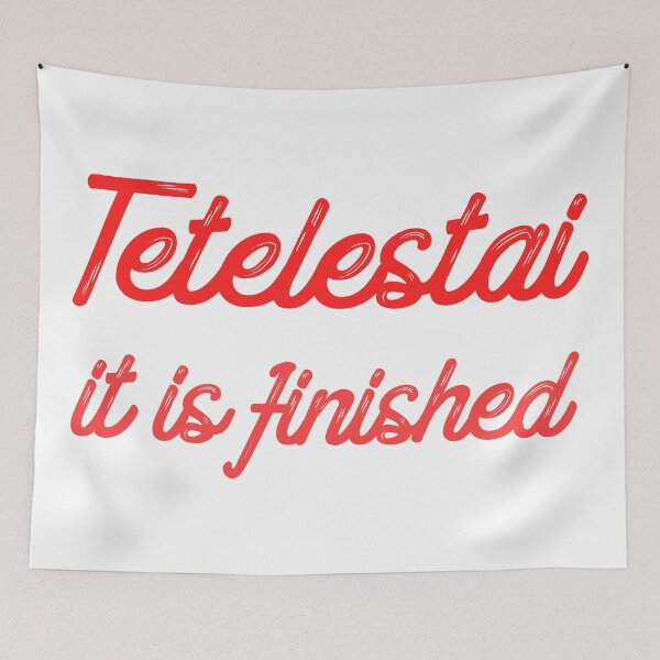 Item preview, Tetelestai designed and sold by plushism.