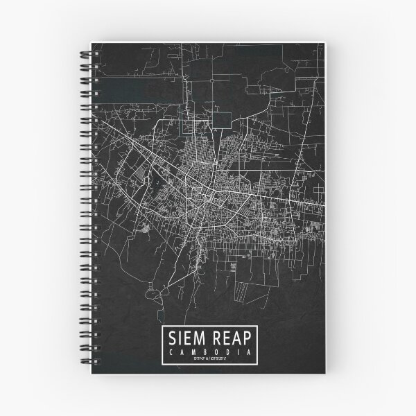 Item preview, Siem Reap City Map of Cambodia - Dark designed and sold by deMAP.