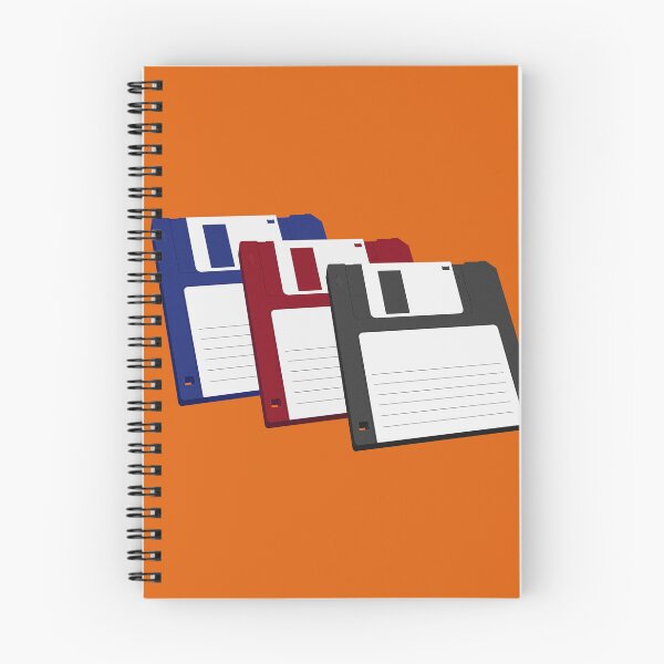 Item preview, Blank Floppy Disks -  Red Blue Black - classic PC Computer 3 1/4" 1.4mb Floppies designed and sold by RetroTeeStudio.