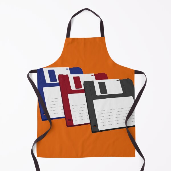 Item preview, Blank Floppy Disks -  Red Blue Black - classic PC Computer 3 1/4" 1.4mb Floppies designed and sold by RetroTeeStudio.