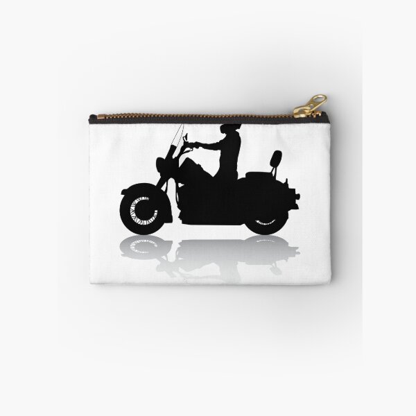 Item preview, Cruiser Motorcycle Silhouette with Rider & Shadow designed and sold by SandpiperDesign.