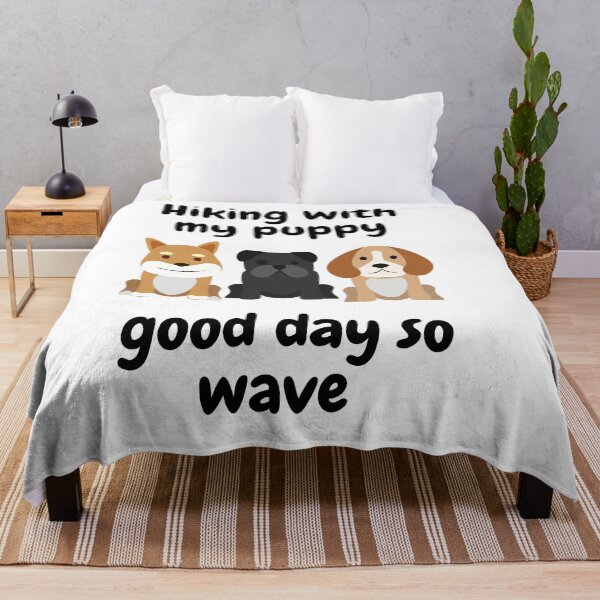 Item preview, Hiking with my puppy good day so wave designed and sold by vishal kashyap.
