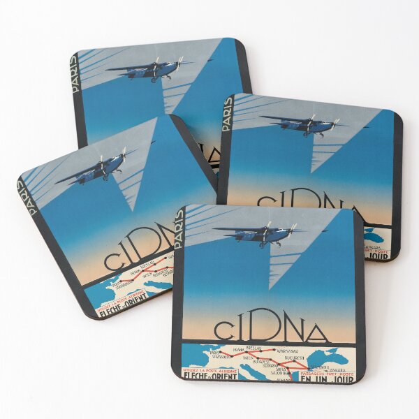 Item preview, Cidna, Paris Istambul - Vintage Travel Poster designed and sold by SALON DES ARTS.