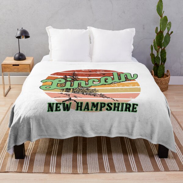 Item preview, Lincoln New Hampshire Retro Vintage Sunset designed and sold by adriana-holmes.
