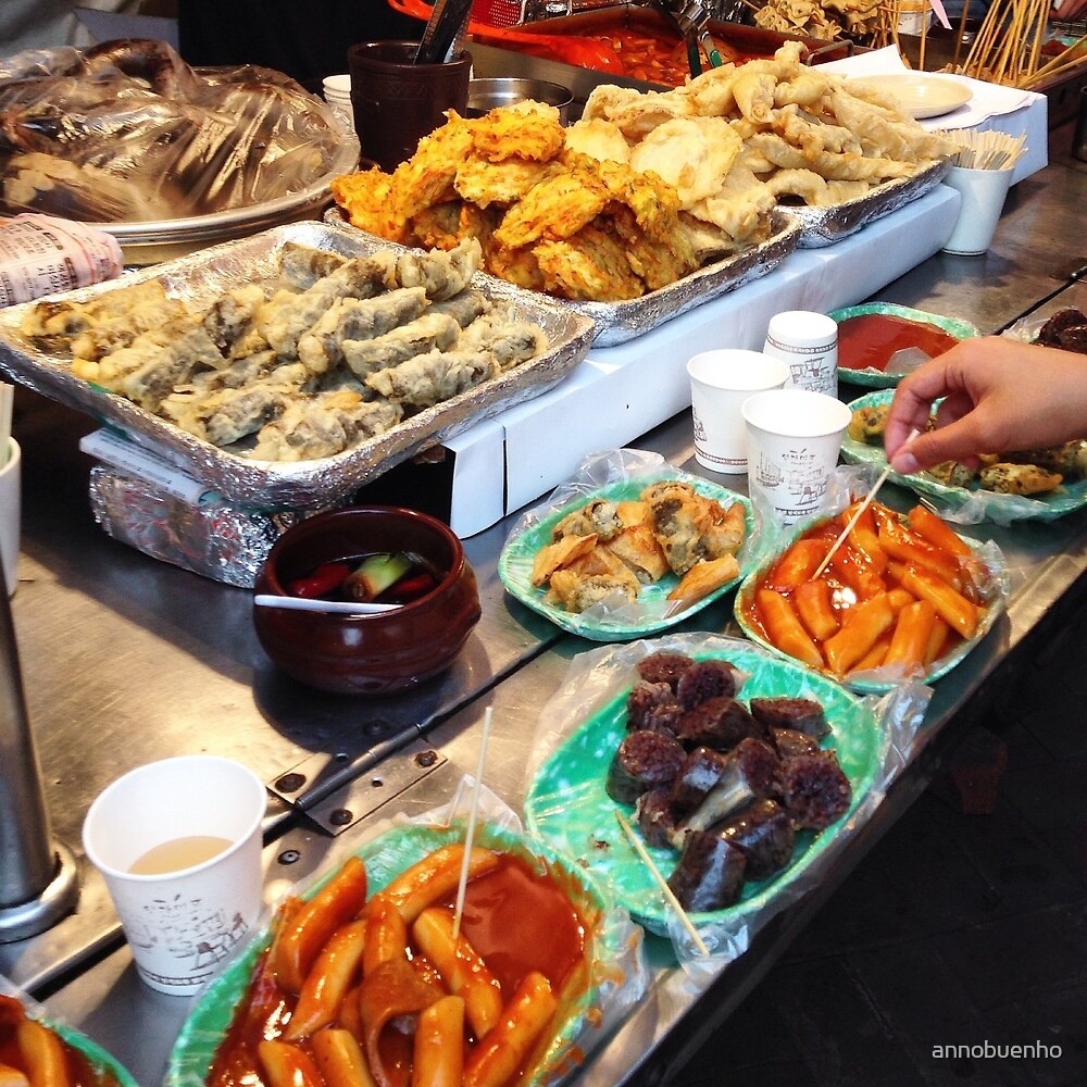 "Korean Street Food" by annobuenho | Redbubble