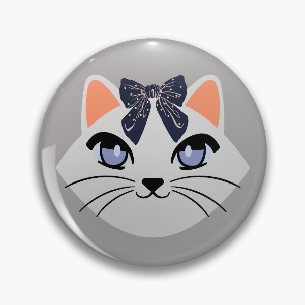 Aperçu de l'œuvre Visage de chat avec un arc pour sortir avec des amis. créée et vendue par EMIPRINCESS.