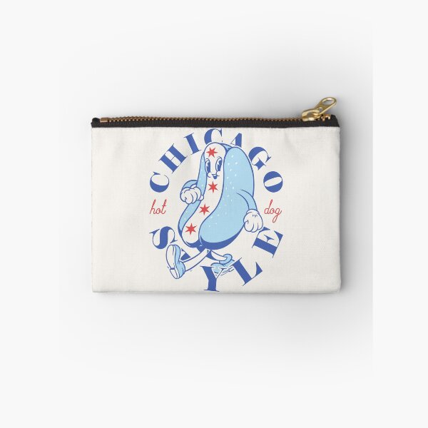 Item preview, Chicago Style Hot Dog Flag | Glizzy Traditional Specific Signature Food Famous No Ketchup Chicago Flag Dog | Chicago Illinois State South Side South Suburbs Depression Sandwich Anthropomorphic Mascot designed and sold by Any Color Designs.