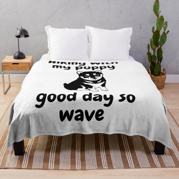 Item preview, Hiking with my puppy good day so wave designed and sold by vishal kashyap.
