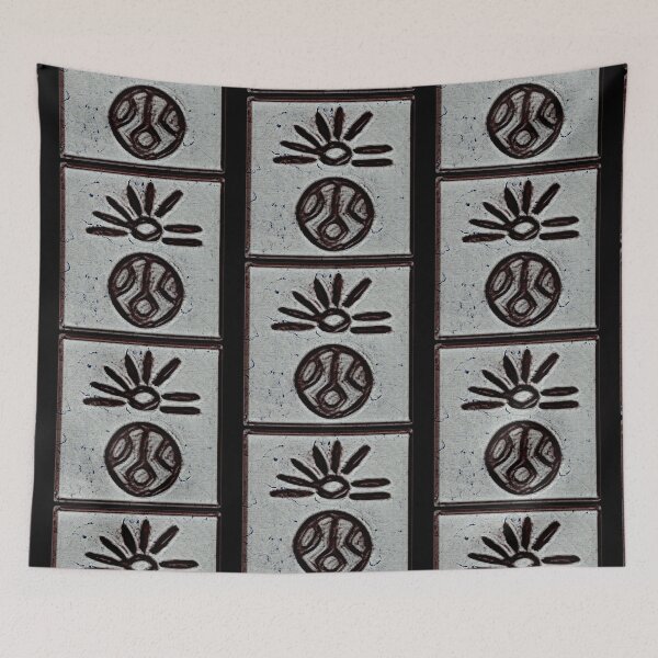 Item preview, Puerto Rico Taino Sun Symbol Rock Art designed and sold by SoLunAgua ..