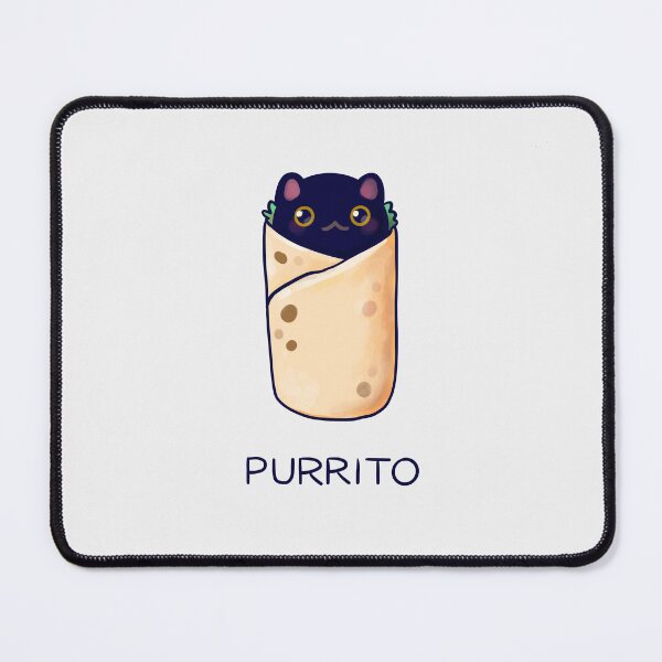 Item preview, Black Cat Purrito designed and sold by cheezup.