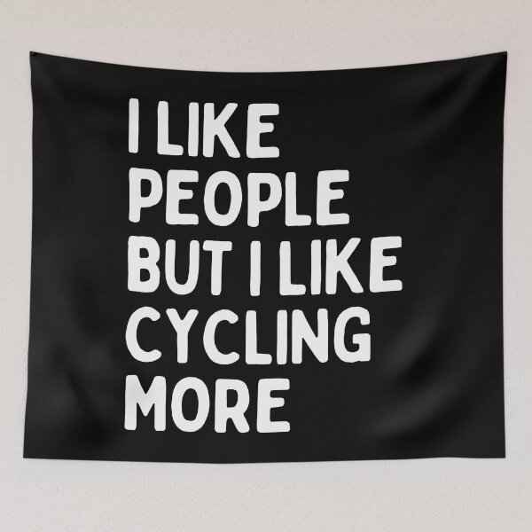 Item preview, I like people BUT I like cycling more designed and sold by TheGreenGoat.