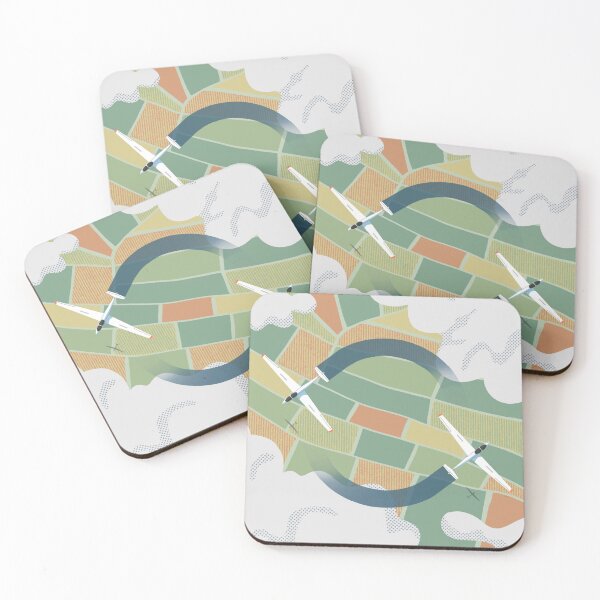 Item preview, Gliders Thermalling at Lasham  designed and sold by papersailplane.