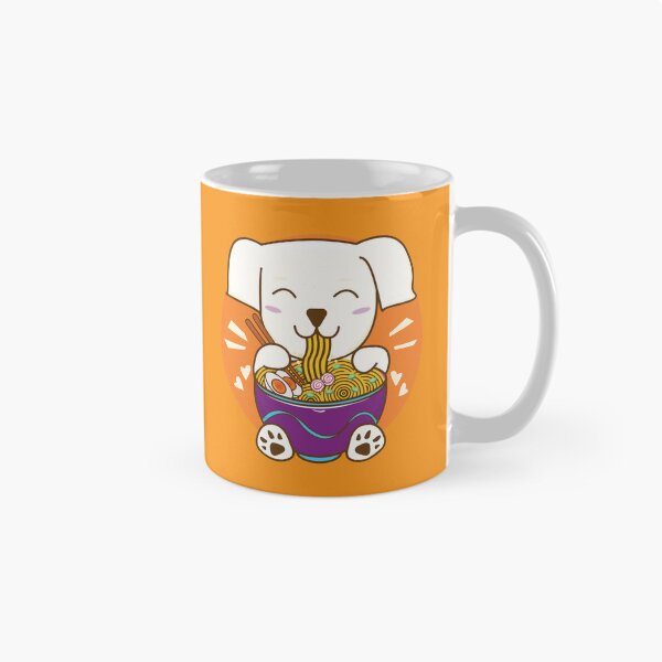 Item preview, Baby Akbash dog eating ramen noodles, cute puppy, great pyrenees baby, akbash baby dog australia, dog eating ramen, cute pets, cute animal friendly designed and sold by SGS-.