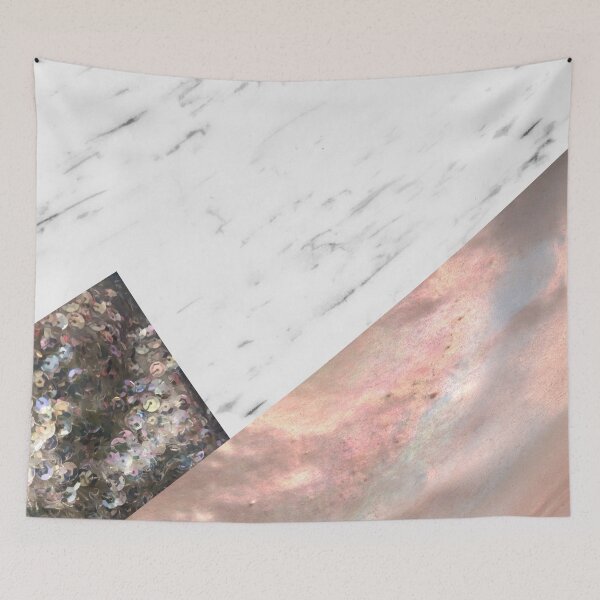 Item preview, Marble with sequins and mother of pearl designed and sold by marbleco.