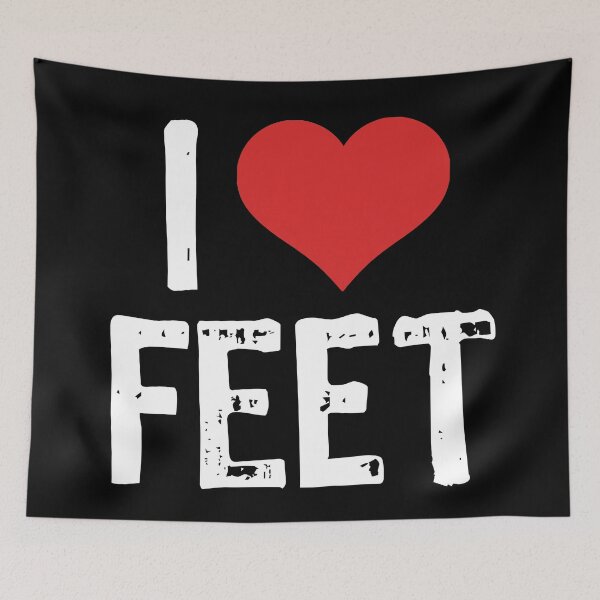 Item preview, I Love Feet designed and sold by The "I Love Everything" Shop.