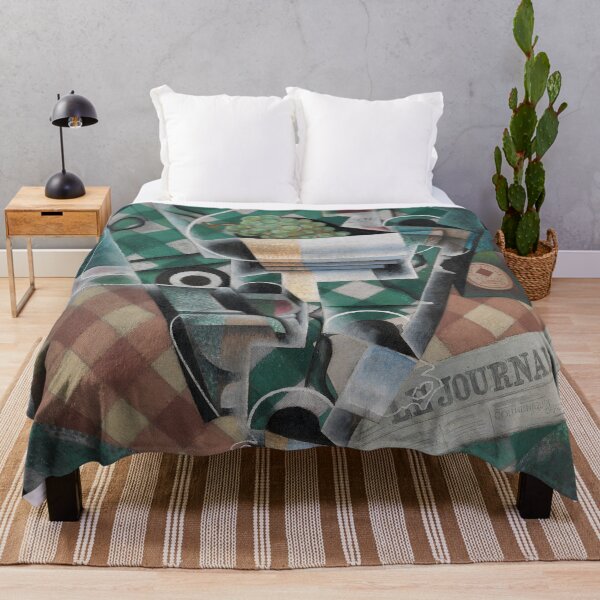Item preview, Nature morte à la nappe à carreaux (Still Life with Checked Tablecloth) by Juan Gris - Vintage Art designed and sold by RickE.