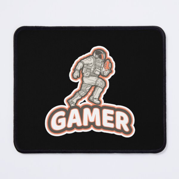 Item preview, Gamer with Running Astronaut designed and sold by PRIVARSHU.