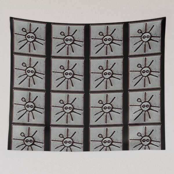 Item preview, Puerto Rico Taino Sun Symbol Rock Art designed and sold by SoLunAgua ..