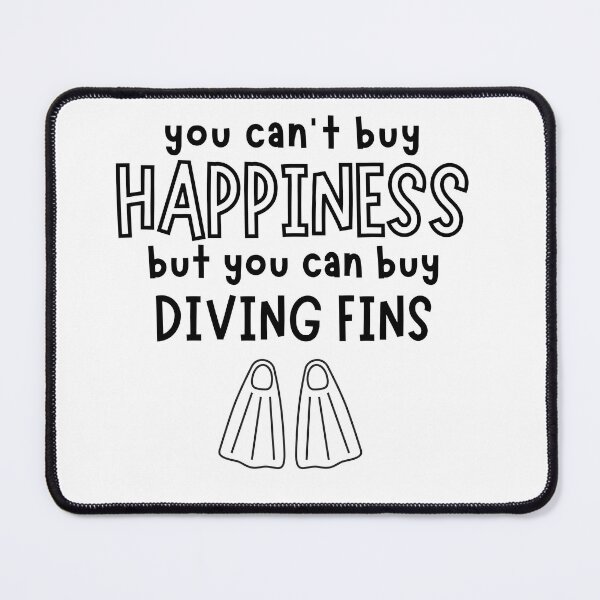 Item preview, You can't buy happiness but you can buy diving fins designed and sold by TheGreenGoat.