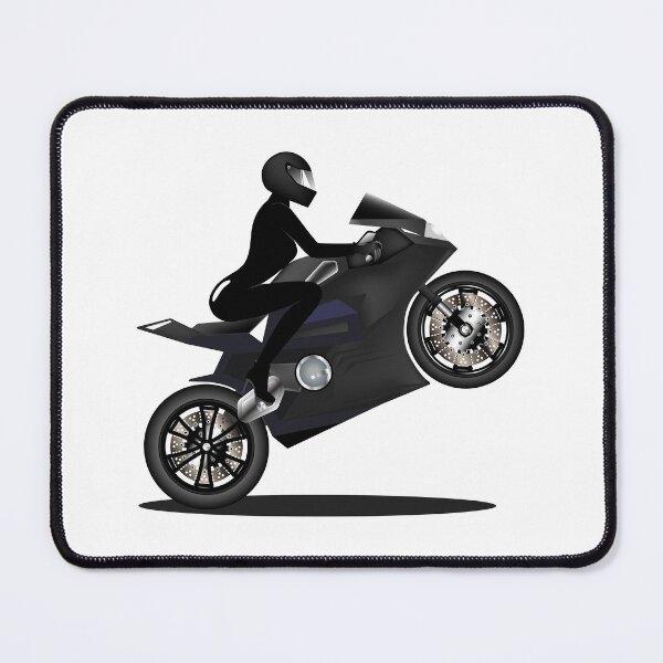 Item preview, Sexy girl black latex suit sports motorcycle designed and sold by GAleksS.