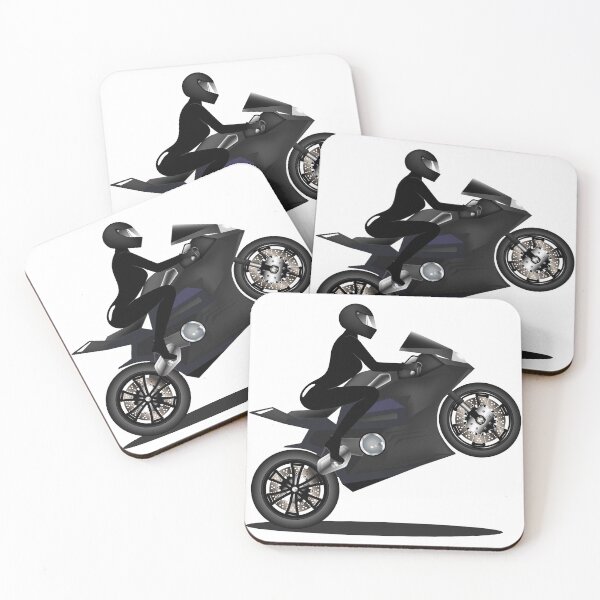 Item preview, Sexy girl black latex suit sports motorcycle designed and sold by GAleksS.