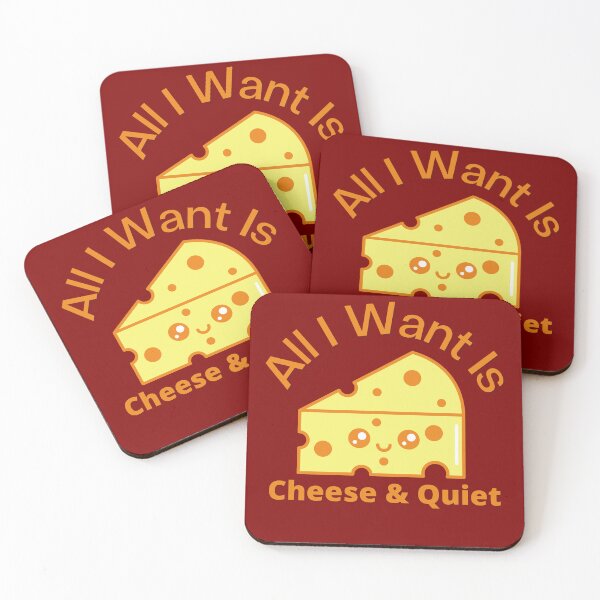 Item preview, Cheese And Quiet Food Humor designed and sold by Life Is Beautiful.