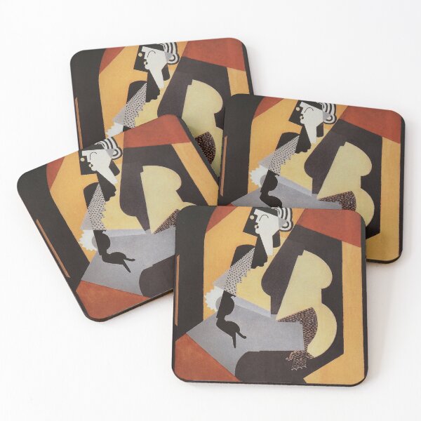 Aperçu de l'œuvre Femme au gant noir (Femme au gant noir) par Albert Gleizes - Art vintage créée et vendue par RickE.