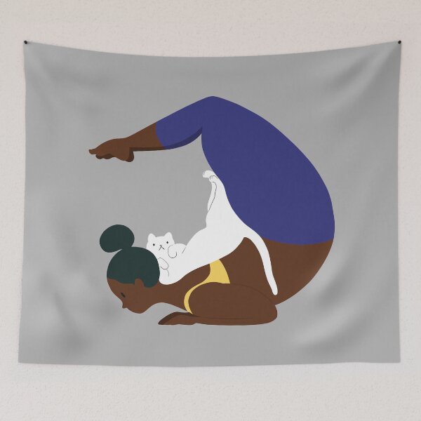 Item preview, Yoga With Cat 13 designed and sold by bignosework.