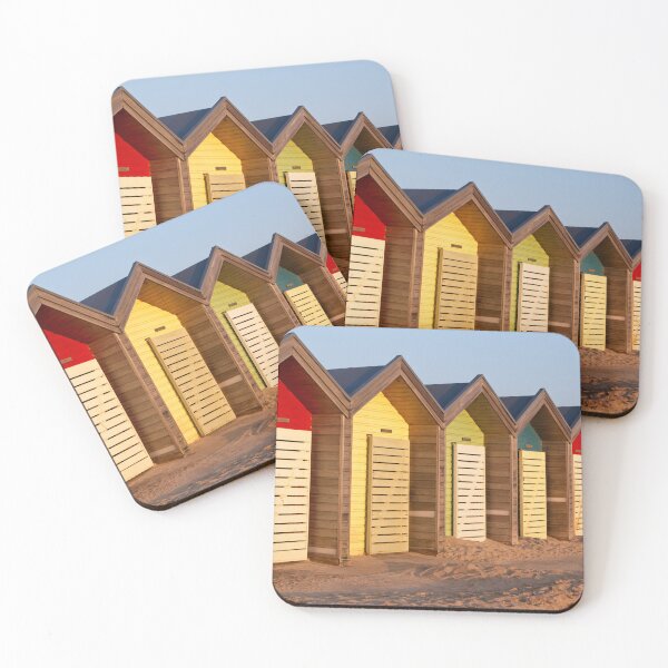 Item preview, Blyth Beach Huts, Northumberland designed and sold by Rob Cole Photography.