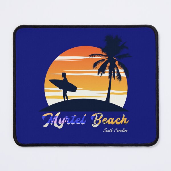 Item preview, Myrtle Beach - South Carolina - Myrtle Beach South Carolina Vintage Retro Surf USA Travel Vacation Summer Sunset Beach designed and sold by mad art.