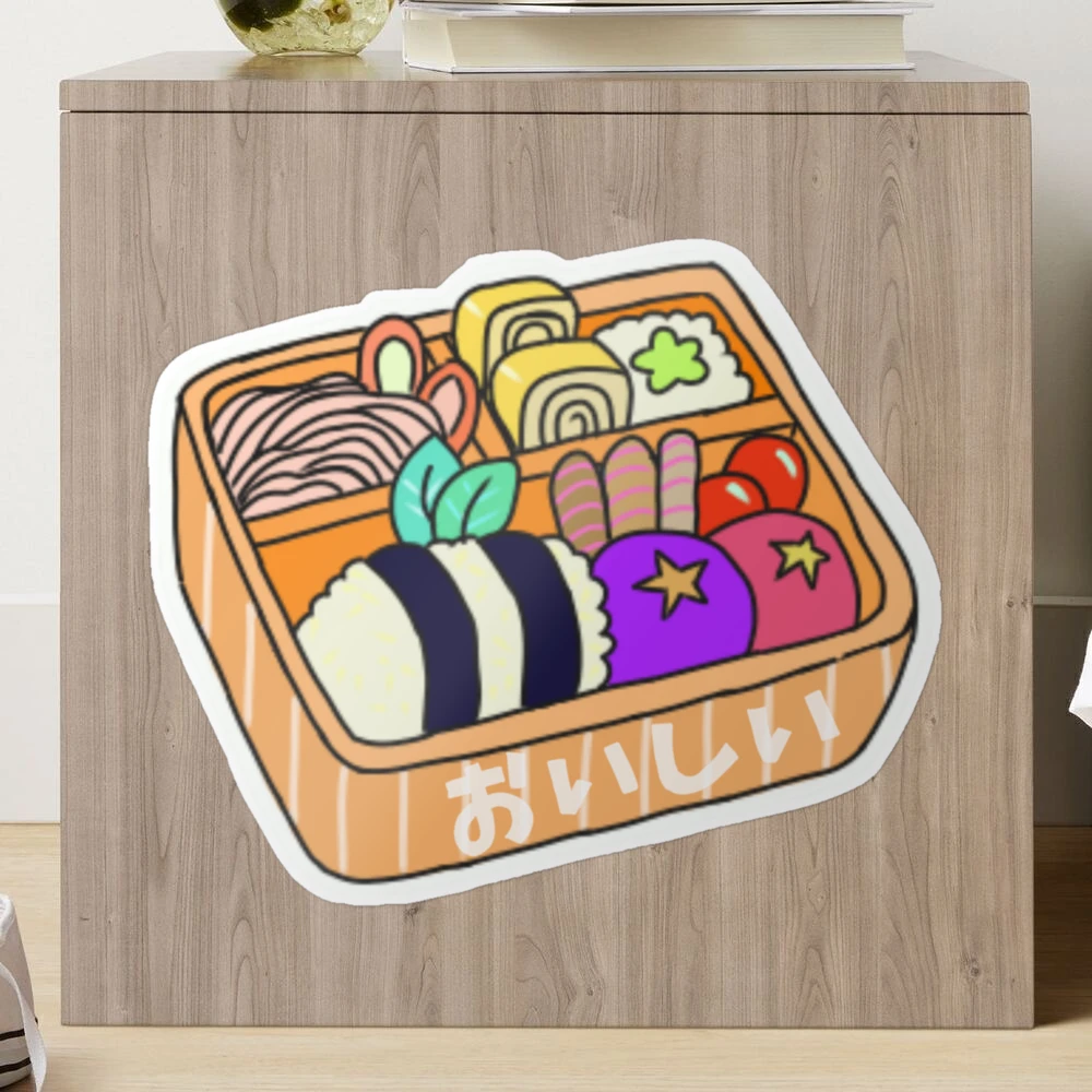 Kawaii Bento Box Sticker for Sale by OtakuAtWork