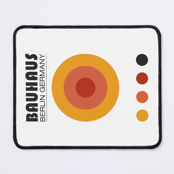 Item preview, Bauhaus - Retro / Art Deco architecture discipline from Berlin, Germany - Available in posters, etc - Rust Circles designed and sold by ArcFoundationCo.