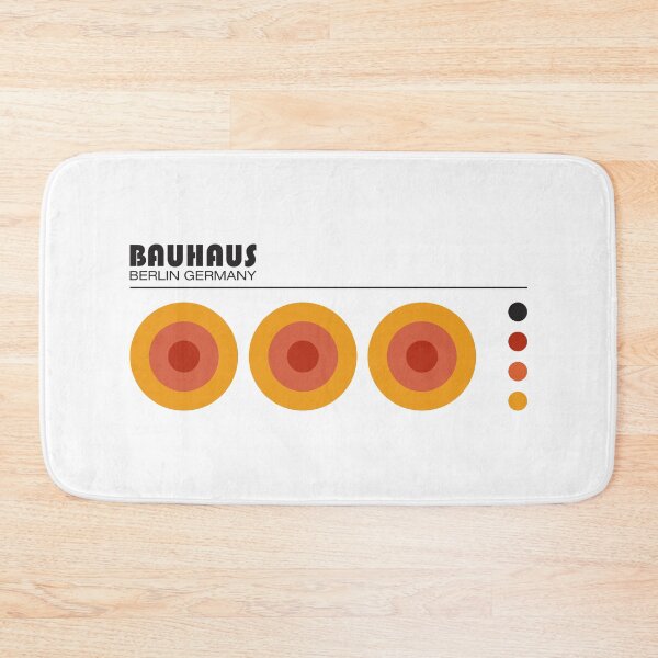 Item preview, Bauhaus - Retro / Art Deco architecture discipline from Berlin, Germany - Available in posters, etc - Rust Circles designed and sold by ArcFoundationCo.