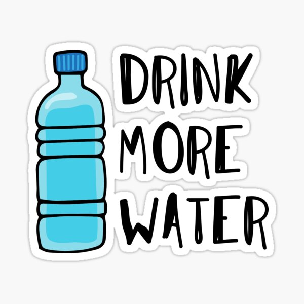 Hydrate Stickers - Water Bottle Sticker Funny Sticker Women – StormsStickers