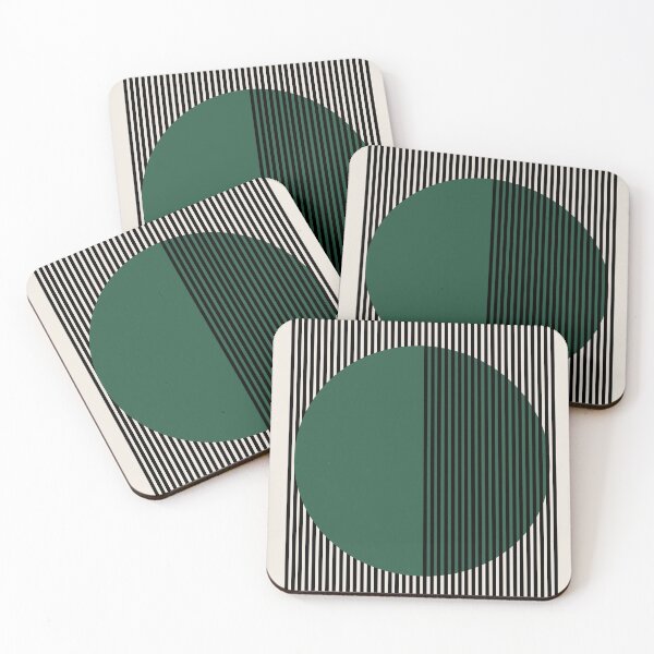 Item preview, Bauhaus Exhibition Print, Bauhaus Wall Art dark green crossed circle, Bauhaus Exhibition Wall Decor designed and sold by re-make-.