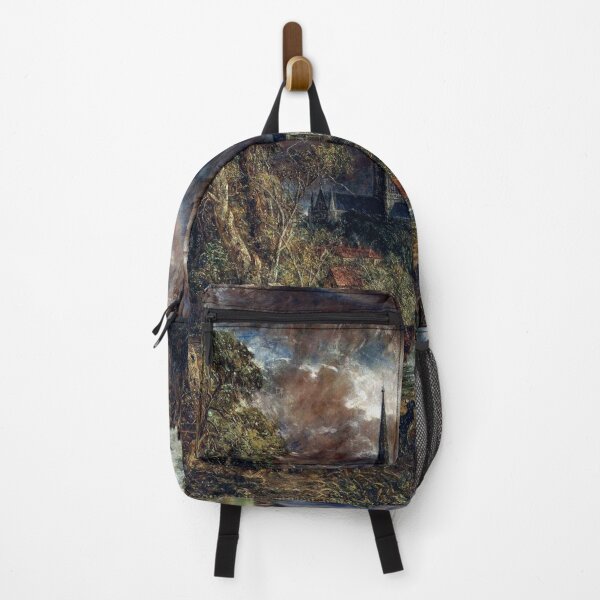 Item preview, Cathedral by the lake with a rainbow and horse and cart - John Constable designed and sold by Vintage Designs +.