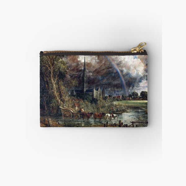 Item preview, Cathedral by the lake with a rainbow and horse and cart - John Constable designed and sold by Vintage Designs +.