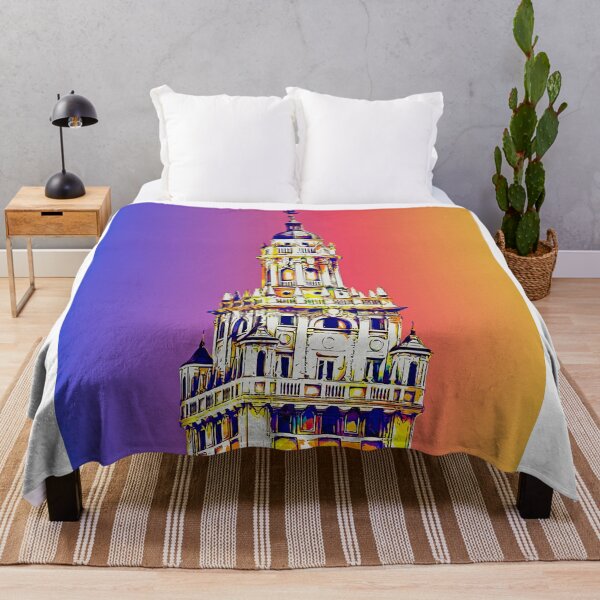 Item preview, Freedom Tower in Miami, Florida - colorful digital painting designed and sold by NickoPrints.
