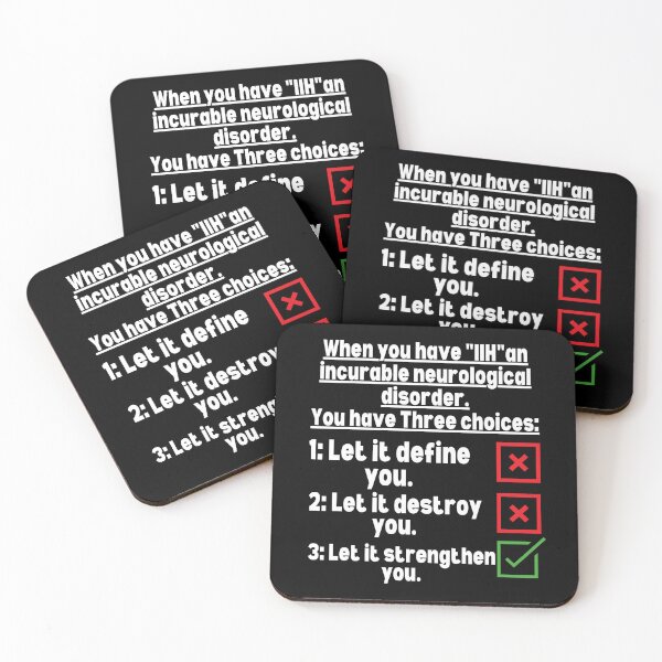Item preview, IIh Idiopathic intracranial hypertension, Pseudotumor cerebri, IIH awareness, IIH quote, Idiopathic intracranial hypertension, IIH Gift, benign intracranial hypertension, IIH Disorder  designed and sold by ILLTOOCHILL.