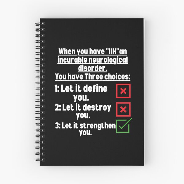 Item preview, IIh Idiopathic intracranial hypertension, Pseudotumor cerebri, IIH awareness, IIH quote, Idiopathic intracranial hypertension, IIH Gift, benign intracranial hypertension, IIH Disorder  designed and sold by ILLTOOCHILL.