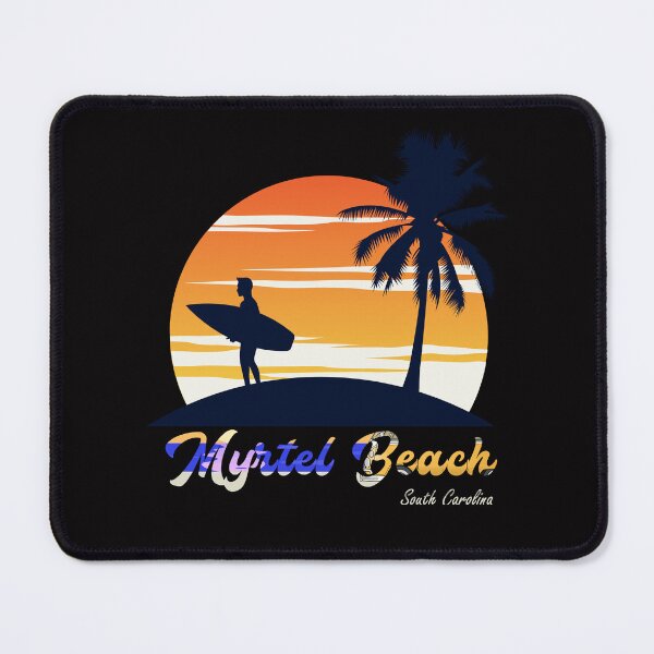 Item preview, Myrtle Beach - South Carolina - Myrtle Beach South Carolina Vintage Retro Surf USA Travel Vacation Summer Sunset Beach designed and sold by mad art.