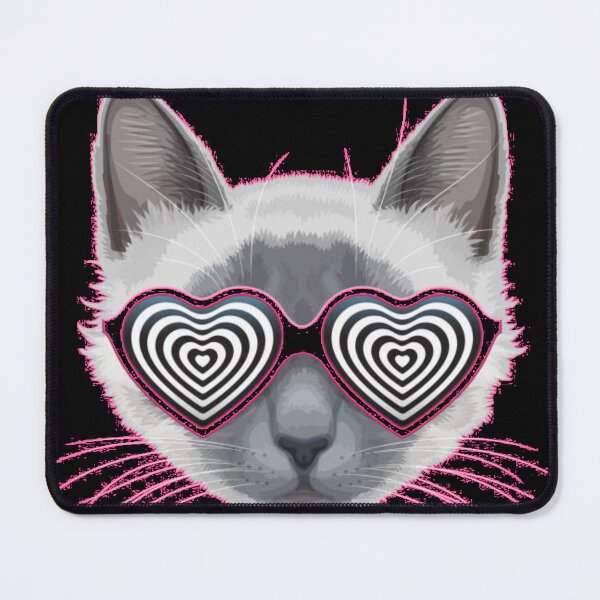 Item preview, Cat With Heart Shaped Sunglasses designed and sold by Teepocalypse.