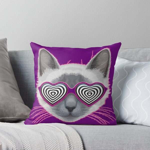 Item preview, Cat With Heart Shaped Sunglasses designed and sold by Teepocalypse.