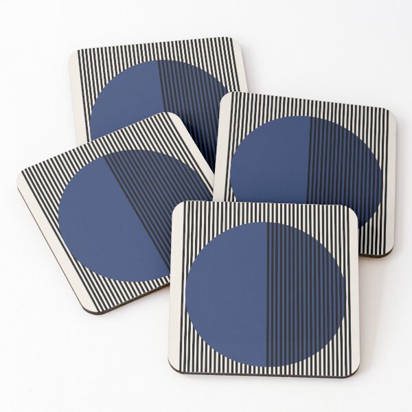 Item preview, Bauhaus Exhibition Print, Bauhaus Wall Art dark blue crossed circle, Bauhaus Exhibition Wall Decor designed and sold by re-make-.