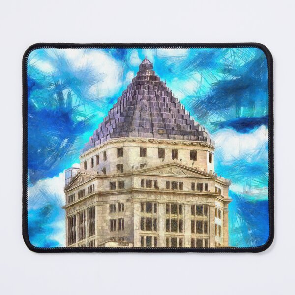 Item preview, Miami-Dade County Courthouse in Miami, Florida - pencil effect designed and sold by NickoPrints.