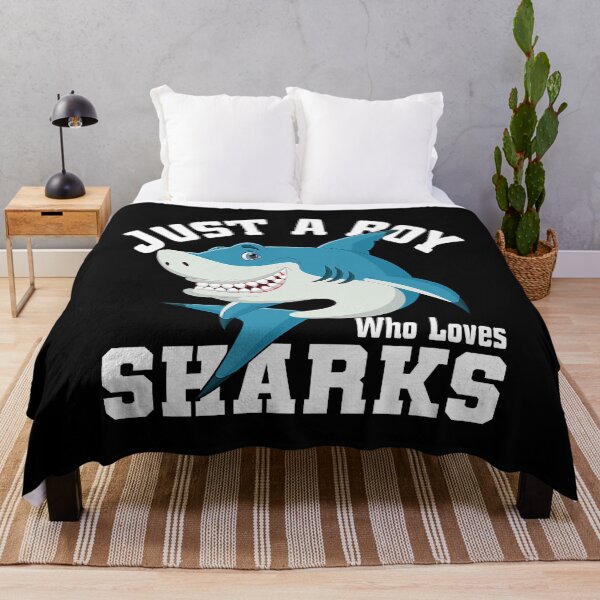 Item preview, Just A Boy Who Loves Sharks - Shark Lover designed and sold by levintere.