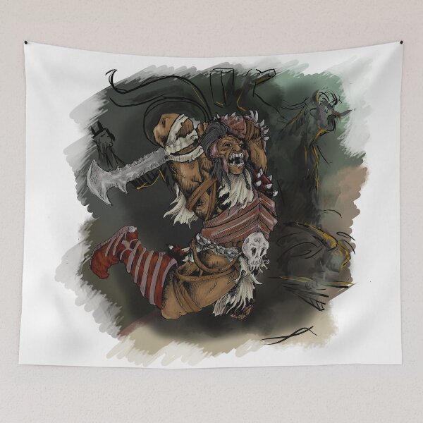 Item preview, Tohgat the Uruk Hai - Fantasy Character Art designed and sold by readyartz.
